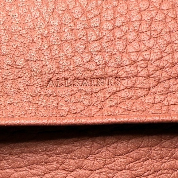 Allsaints Authentic Pebbled Leather Fetch Crossbody Purse - Picture 10 of 13